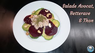 SALADE express AVOCAT BETTERAVE THON 🥗 🥑 🐟 [upl. by Eitsud697]