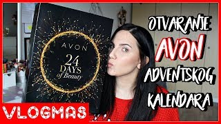 Otvaranje AVON adventskog kalendara 2018  VLOGMAS ☃️💄 [upl. by Manno]