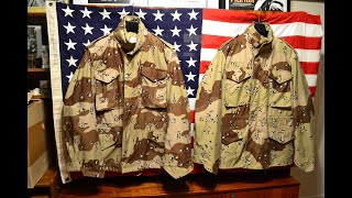 Two original M65 jackets in a 6color camo from 1990 [upl. by Notyal810]