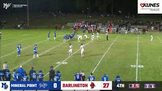 Darlington Redbirds vs Mineral Point Pointers  Varsity Football [upl. by Phelan]