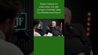 Peter Hahne im Interview mit der Jungen Freiheit über sein Verhältnis zu quotDunkeldeutschlandquot short [upl. by Anoyek]