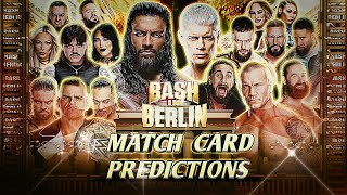 WWE Bash in Berlin 2024 Match Card Predictions [upl. by Croydon881]