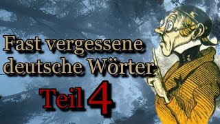 Seltene und alte Wörter Teil 4 Weitere Teile dazu findet ihr auf meinem Kanal [upl. by Fromma]