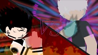 Gojo VS Sukuna  Fan Animation Stick Nodes [upl. by Esinehc10]