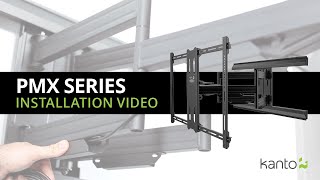 PMX Series Full Motion TV Mount Installation Guide  Kanto Mounts [upl. by Wichman]