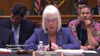 Senate Appropriations Chair Murray Delivers Remarks at Full Committee Markup of FY25 Funding Bills [upl. by Waylan]