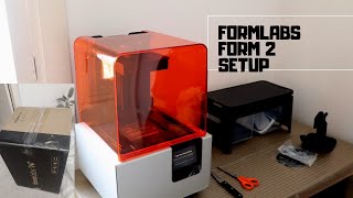 FormLabs Form2 3D Printer Quick Setup [upl. by Llehsar547]