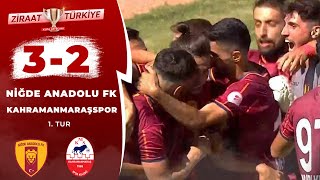 Niğde Anadolu FK 3  2 Kahramanmaraşspor ÖZET Ziraat Türkiye Kupası 1 Tur Maçı  15092022 [upl. by Aneleve]