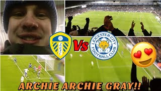 ELLAND ROAD GOES MENTAL AS LEEDS FIGHTBACK AGAINST LEAGUE LEADERS  Leeds vs Leicester [upl. by Htennaj]