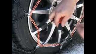 POLAIRE XK9  passanger car snow Chain fiting  Chaine à neige tourisme montage [upl. by Kubis1]