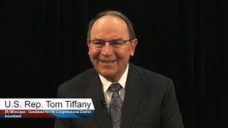 Campaign 2024 US Rep Tom Tiffany R Minocqua  Incumbent Candidate for 7th CD [upl. by Nanreik561]