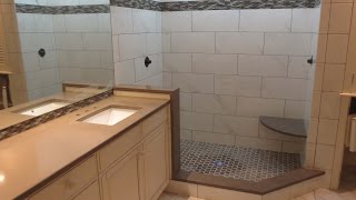 Complete bathroom install start to finish time lapse [upl. by Noedig]