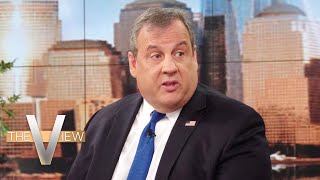 Republican Presidential Candidate Chris Christie On Trumps Rise In the Polls  The View [upl. by Rozek]