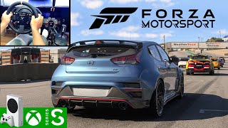 COMO ESTÁ RODANDO NO XBOX SERIES S DE VOLANTE  FORZA MOTORSPORT [upl. by Feinleib]