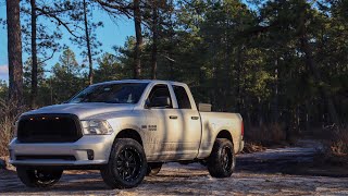 2009  2018 Ram Leveling Kit Review  WITH 33quot TIRES  Sponsor Update [upl. by Mariken]