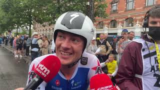 Dit zegt Yves Lampaert na zijn fantastische tijdrit in de Tour de France 2022  WIELERFLITS [upl. by Neel]