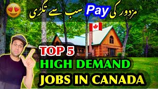 High Demand Jobs in Canada 2023  High Pay Jobs in Canada  Salaries in Canada [upl. by Adnarem]