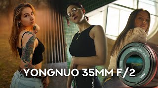 Yongnuo 35mm f2 Sony E  Review [upl. by Garibold]