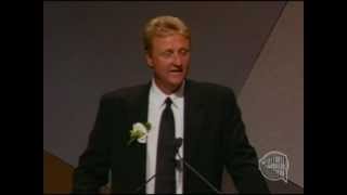 Larry J Birds Basketball Hall of Fame Enshrinement Speech [upl. by Behlke]