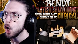 Vapor Reacts 1241  BENDY MINECRAFT MUSIC VIDEO quotArtistic Hallowingquot by CubicalStudios REACTION [upl. by Llerrit665]