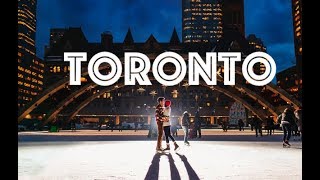 El centro de Toronto canada Patinar sobre Hielo [upl. by Dlorad]