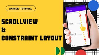 How To Use ScrollView in Android  Scroll View And Constraint Layout  Android Studio Tutorial [upl. by Nivar457]