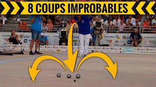 8 coups improbables 🤔 à la pétanque en 2021 [upl. by Aikal214]