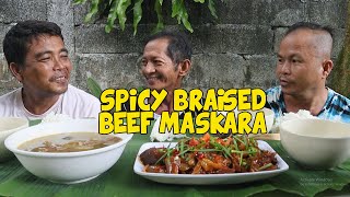 SPICY BRAISED MASKARA NG BAKA [upl. by Marlea]