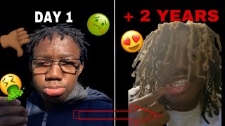 My Dreadlock Journey  2 Year Transformation IMMACULATE GROWTH [upl. by Damiani]