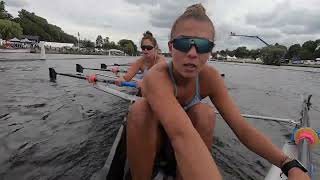 Womens Varsity 8 HRR Race 1 Cox Recording [upl. by Woo]