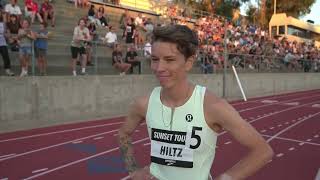 Nikki Hiltz Tunes Up For Olympics With Sunset Tour 800m Win Full Race [upl. by Armond]