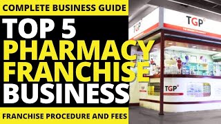 Top 5 DRUGSTORE PHARMACY Franchise Business Ideas  Franchise Republic [upl. by Lange]