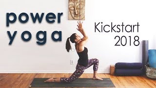 Power Yoga Flow  Wring Out the Old Ring in the New [upl. by Kind667]