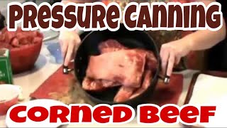 Pressure Canning Corned Beef [upl. by Hairakcaz]