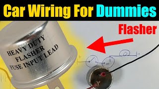 Easiest How To Wire Turn Signals Or Flasher  Classic Car Wiring Basics Part 4 [upl. by Galligan]