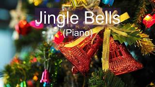 JINGLE BELLS instrumental piano with lyrics [upl. by Etka72]