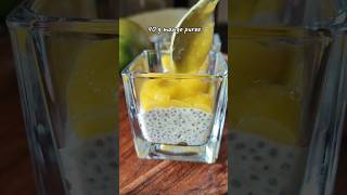 Mango chia pudding chiaseeds mango losefat healtydiet [upl. by Gordy]