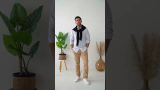 3 Outfits mit einer CHINO HOSE  stylingstipps für Männer [upl. by Nekcerb]