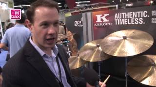 Zildjian Kerope cymbals 20quot and 22quot  NAMM 2014 [upl. by Katina]