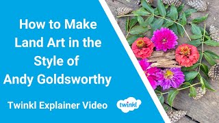 How to Make Land Art in the Style of Andy Goldsworthy [upl. by Ahsir224]