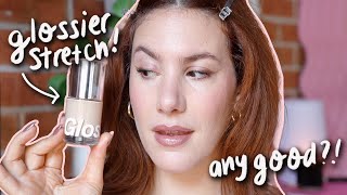 GLOSSIER STRETCH FOUNDATIONthe new best skin tint [upl. by Esirtal992]