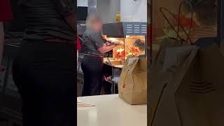 McMop McDonalds Employee Caught Drying Mop Under French Fry Heat Lamp [upl. by Louisa734]