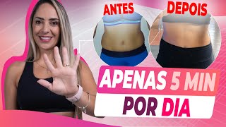 TREINO COMPLETO DA BARRIGA NEGATIVA EM APENAS 5 MINUTOS Vevefit [upl. by Yror]