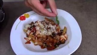 Pasta con le melenzane a modo mio in 1 minuto  FoodVlogger [upl. by Eilrebma]