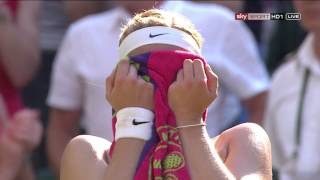 Wimbledon 2013  Sabine Lisicki beats Aga Radwanska [upl. by Norean]