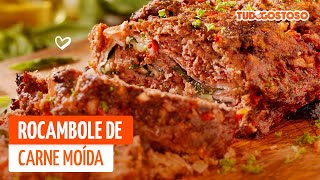 Rocambole de carne moída  Tudo Gostoso [upl. by Tompkins]