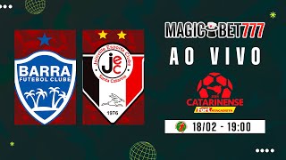 JOGO COMPLETO BARRA X JOINVILLE  9ª RODADA  CATARINENSE 2024 [upl. by Renata]