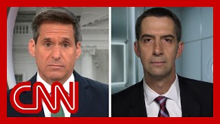 Sen Tom Cotton pressed after saying Biden stepping aside was a coup Hear his response [upl. by Jesus]