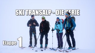 5 Freunde über die Alpen im Winter auf Ski  Etappe 1 Ötztaler Alpen Transalp Alpencross Skitour [upl. by Alfonse663]