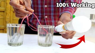 101 Working❌  Water and Nacl On Bulb 💡 Experiment ll [upl. by Aihsit]